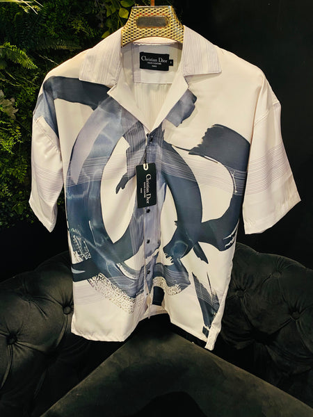 Branded Graphic Printed Drop Shoulder Shirt