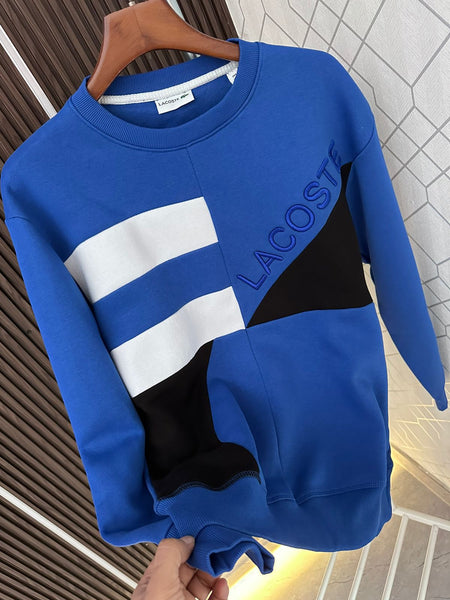 Men Loose-Fit Patchwork Effect Sweatshirt