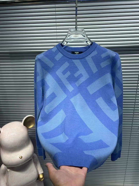 Luxury FF Letter Woolen Pullover