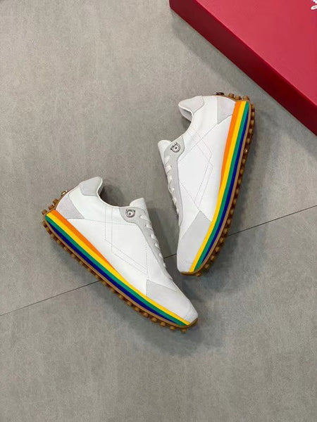 Men High-Quality Rainbow Sole Sneakers