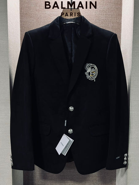 Branded Premium Suede Blazer