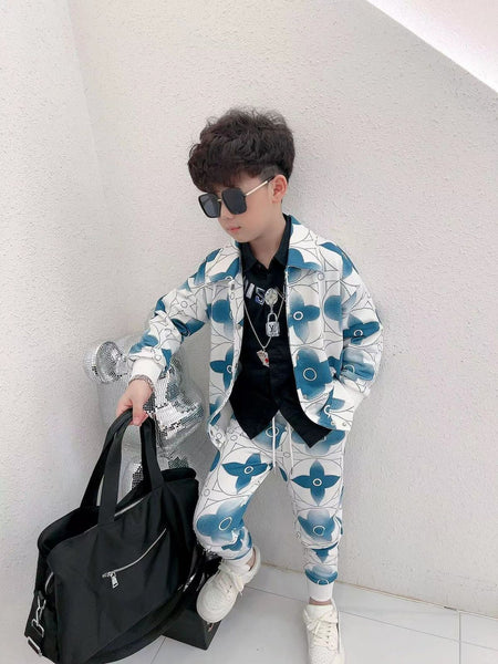 Kids Premium Abstract Design Tracksuit