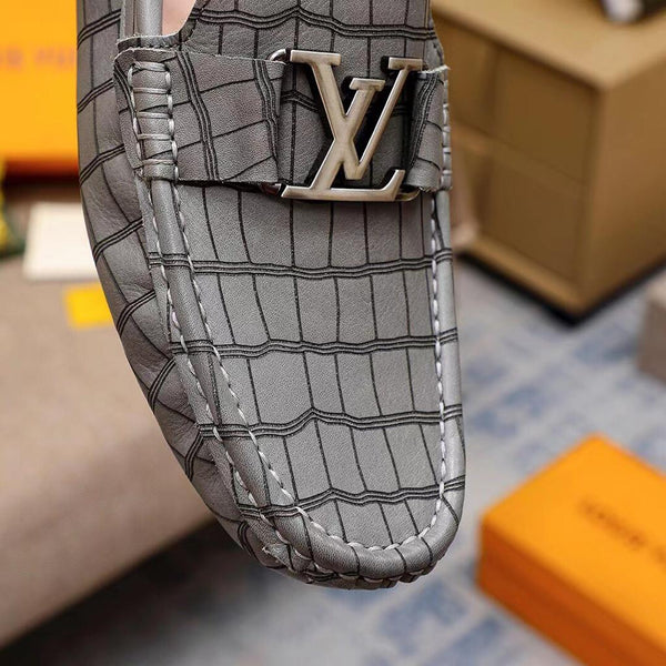 Exclusive Alligator Pattern Leather Loafers