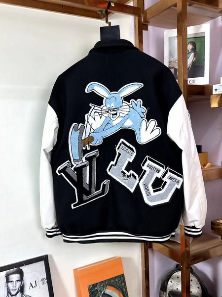 Latest Cartoon Printed Varsity jacket