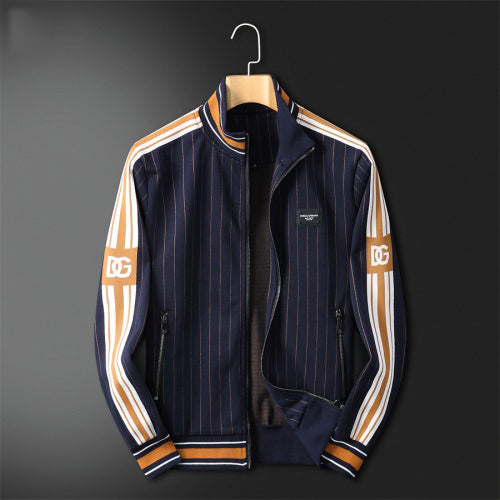 Striped Logo-Patched Track-Set For Men