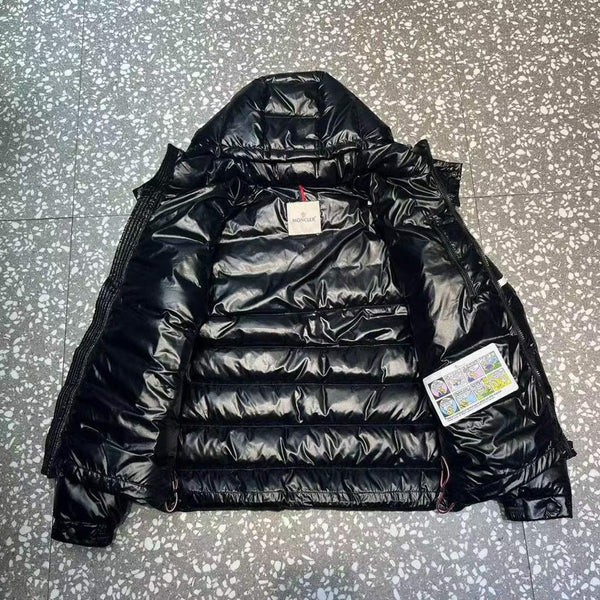 Men Black Saulx Short Down Jacket