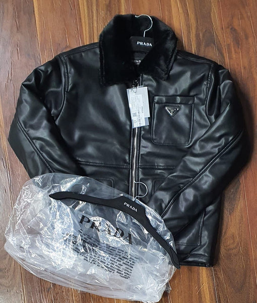 Men Premium Re-Nylon Leather Jacket