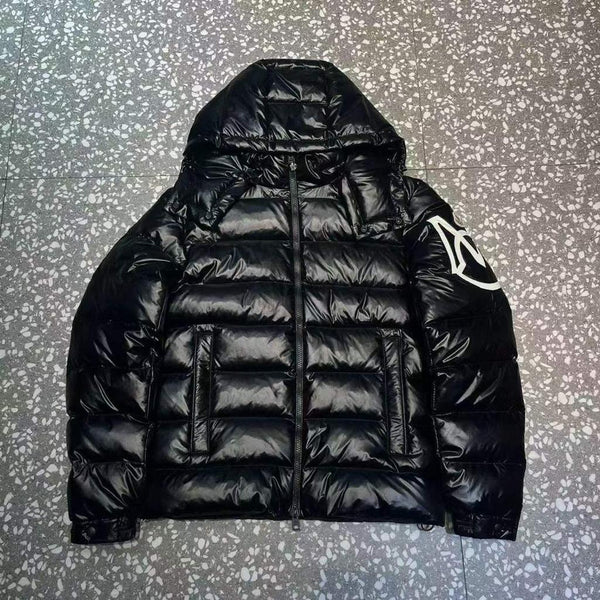 Men Black Saulx Short Down Jacket