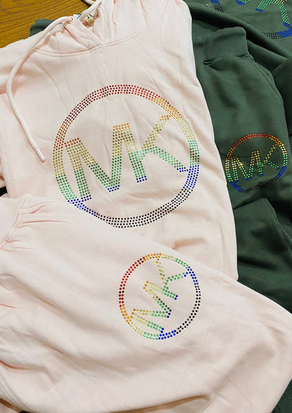 Women Multicolored Logo Patched Tracksuit