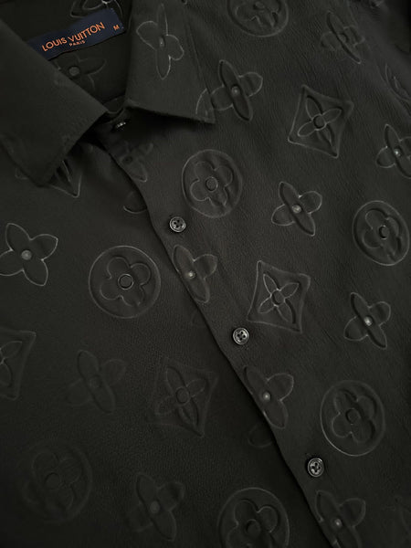 Men Latest Self Embossed Shirt