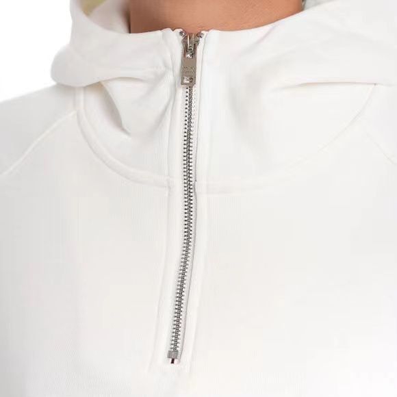 Latest Half Zip-Up Hoodie With Pocket