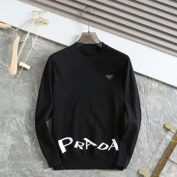 Branded Letter-Printed Pullover