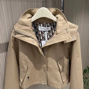 Exclusive Crop Hooded Jacket For Women