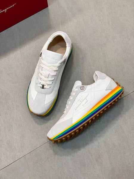 Men High-Quality Rainbow Sole Sneakers