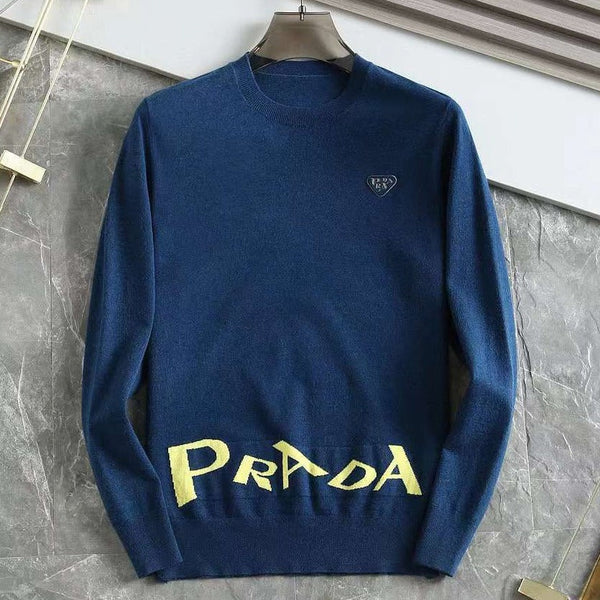 Branded Letter-Printed Pullover