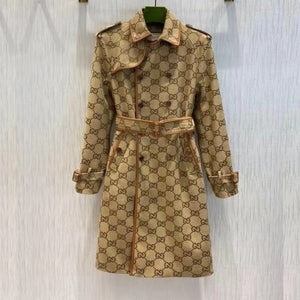 Luxury Logo-Printed Designer  Coat  For Women