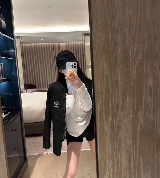 Premium Logo Embroidery Women's Coat