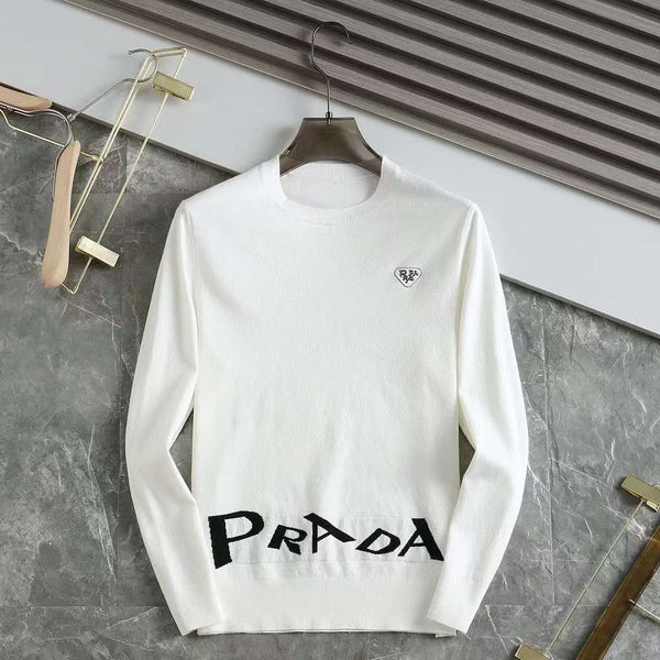 Branded Letter-Printed Pullover