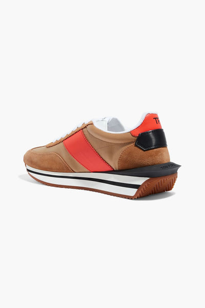 James Panelled Low-Top Sneakers